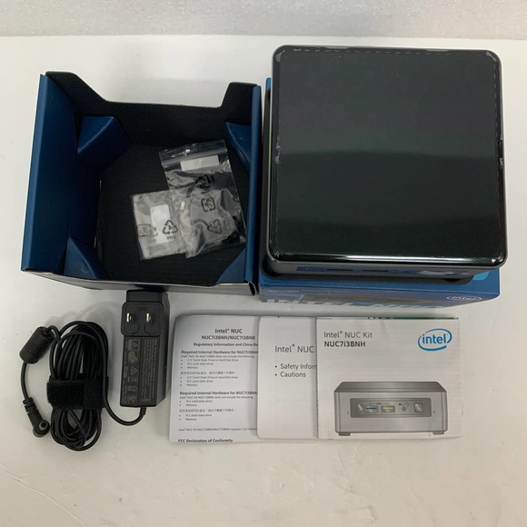 Intel NUC Mini PC NUC7i3BNH Core i3 2.40GHz 8Gb Ram 240Gb SSD Windows 10 - Picture 2 of 10